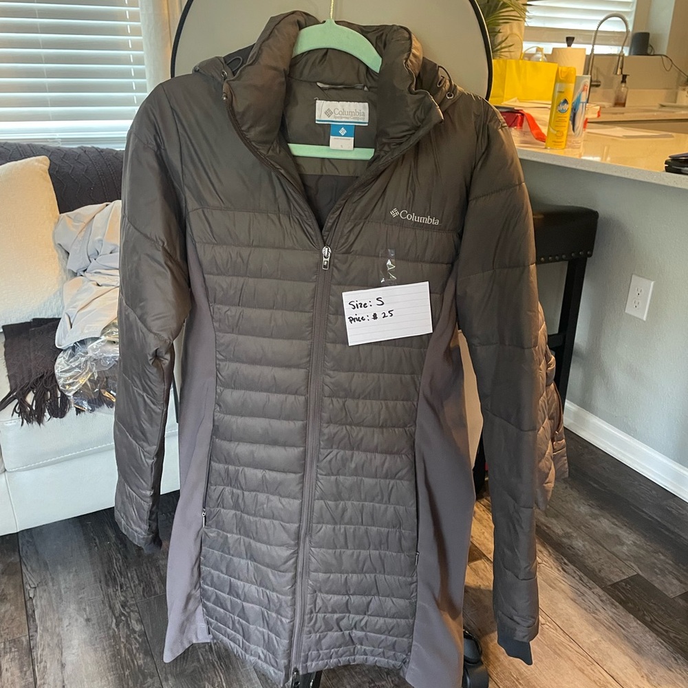 Columbia Charcoal Quilted Jacket